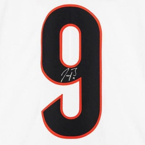 Джо Ровя в Синсинати Bengals Подписа Бяла Фланелка на Найки Limited Jersey Fanatics - Тениски NFL с автограф