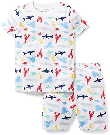 Къса Облегающая пижама Океанските приятели Джейни и Джак Бойс (За деца / Малки деца / Големите деца)