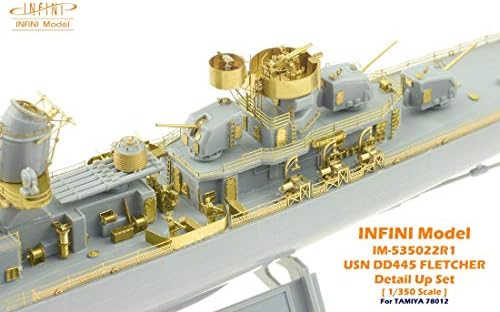 Infini Модел 1/350 Серия СЪМ Разрушител на ВМС на САЩ DD-445 за Фретчера (T) Пластмасови Детайли на Модела IM53522