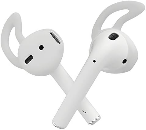 Ушни куки Седалките Мини Меки силиконови накрайници за слушалки и Универсални Слушалки с Един размер - 5 чифта-Черни, сини, прозрачни, червени, бели)
