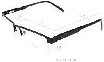 Компютърни очила На lifestyle черна метална форма 51 мм unisex_alacfrpr885