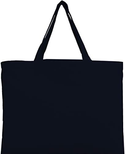 За многократна употреба Холщовые чанти Threadart от памук за повишена здравина опаковка от 6 броя | За бродерия, пазаруване,