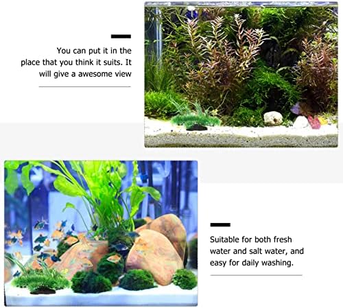 jojofuny Аквариумное растение Билка за аквариум: Аквариум водни растения, изкуствено растение за аквариум, изкуствена