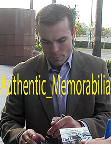 Нож с логото на Адам Оутса с автограф, С ДОКАЗАТЕЛСТВО, Снимка на Адам, Подписывающего за нас, Аутентифицировано PSA / ДНК
