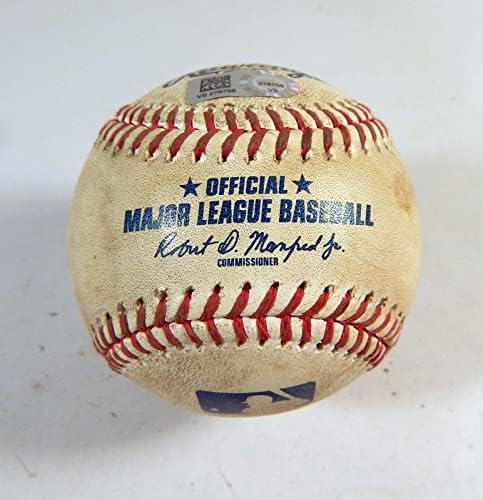 2021 Маями Марлинс Пирати Използвана игра на Бейзбол Элисер Ернандес Към Тайлър Андерсън - Използваните Бейзболни топки