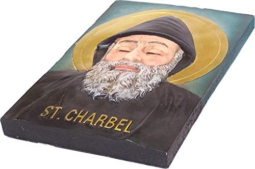 На пазара на Светите земи Мар Шарбель (Saint Charbel - Маронитский Свети) Триизмерна релефна плоча с иконата от