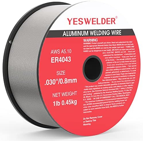Тел за заваряване кремниево-алуминиева сплав YESWELDER ER4043 Диаметър 0,30 мм, бобини с тегло 1 килограм