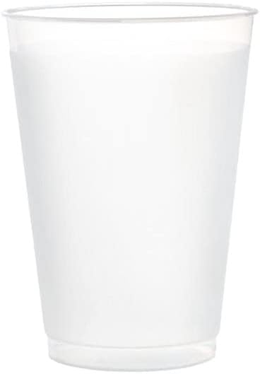 Матова пластмаса SACHSON 12 унции. Чаши за напитки - 24 опаковки за Еднократна употреба, Бирени чаши за партита, чаши за