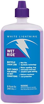 Бяла светкавица За шофиране по мокра настилка В Екстремни условия, Грес За тежки велосипедни Вериги, 8-унционный Флакон