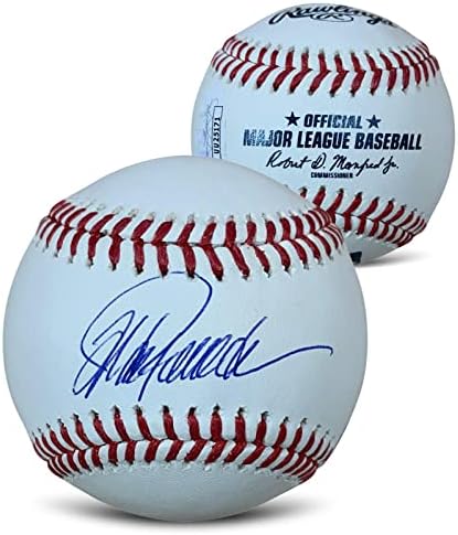 Jorge Posada Бейзболен клуб MLB с Автограф от JSA COA С UV-Витрина - Бейзболни Топки с Автографи
