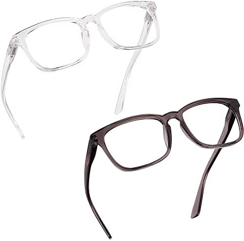 Очила за четене Readerest със заключващ се синя светлина (въглища, увеличаване на 1,75) (въглища) Комплект