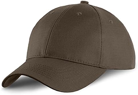 Тактическа бейзболна шапка на M-Так - Регулируема Однотонная бейзболна шапка за тренировки, шапки-рипстопы за мъже и жени