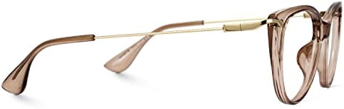 Луксозни очила Zeelool Cat Eye, блокиране на синята светлина, за жени, TR90, очила Clement FX0052