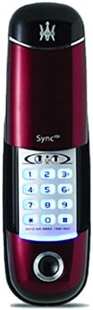 Бесключевой цифрова система за заключване на вратите H-Gang Sync101 за домашна сигурност червен