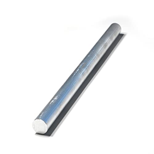 Алуминиев прът с диаметър ¾ инча, дължина 12 инча - Опаковки от 2 - те цели екструдиран метални пръти | 6061-T6511