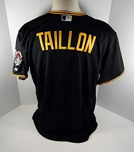 2015 Pittsburgh Pirates Jameson Тайлон Пусната Черна Риза PITT33178 - Използваните В играта Тениски MLB