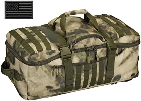 Протектор Плюс Тактически Пътен раница 60Л Военна Спортна чанта MOLLE (дъждобран и нашивка в комплект)