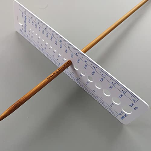 4шт Пластмасов Плетене Игла Измервателен Сензор за Измерване на Състав на Размера на плетене на иглата Иглата Измервателни