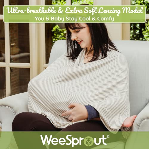 Калъф за хранене WeeSprout за кърменето - Защита на 360 градуса, гледане на дете без помощта на ръцете, мека