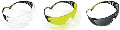 Защитни очила Peltor Sport Standard Tac 100, черни, един размер и SecureFit, 3 комплекта предпазни очила - Прозрачен, Кехлибар
