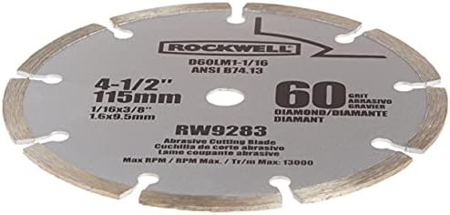 Компактен циркуляр WORX WORXSAW 4-1/2 - WX429L & Рокуел RW9283 4 1/2-инчов diamond компактно дисково пильное платно