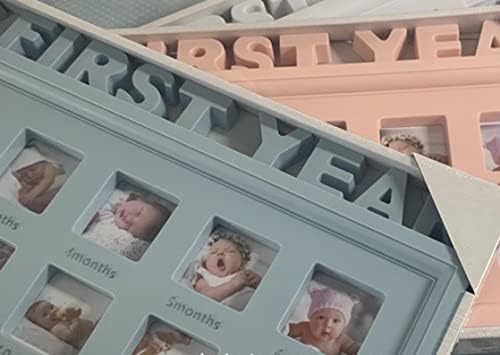 Айде фоторамка за 12-месечен растеж на детето Refoiner creative stage подвесная стенни фоторамка розов цвят