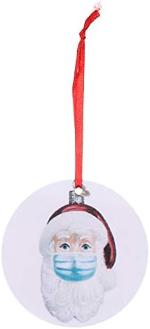 YIISU WuZVj9 Забавен Коледен Медальон С Изображение на Дядо Коледа, Украси За Коледната Елха
