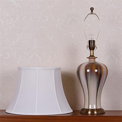 LLLY Настолна Лампа Керамични Романтична Топло Сватбена Стая за Домашно Европейски Стил Нощна Лампа За Спални