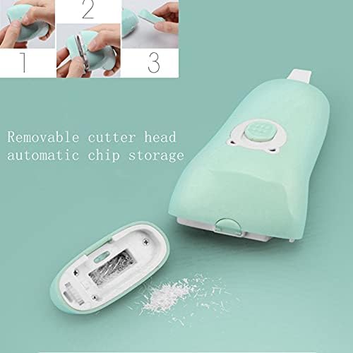 Електрическа пила за нокти Redify Baby Nail Trimmer, Зареждащи се чрез USB нокторезачки за бебета, Защитен дизайн и преносим
