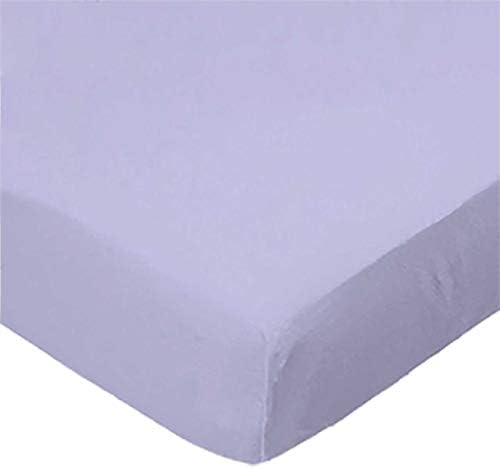 SheetWorld Преносим Мини-чаршаф за легло от Futon Джърси Екстра Дълбоко засаждане 24 x 38 x 5,5, Однотонная Лавандула,