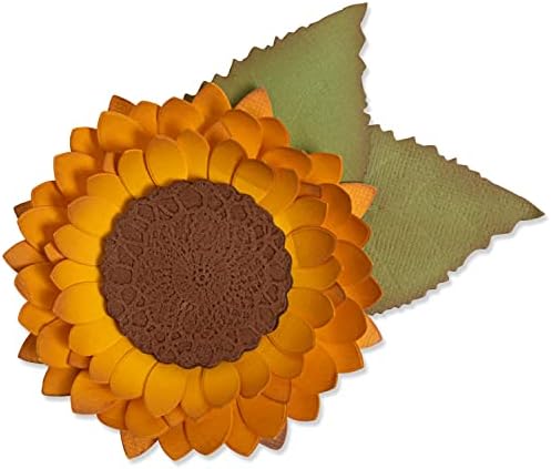 Sizzix Bigz L Die Sunflower от Eileen Хъл | 666045 | Глава 4 2022 SRD, Многоцветен