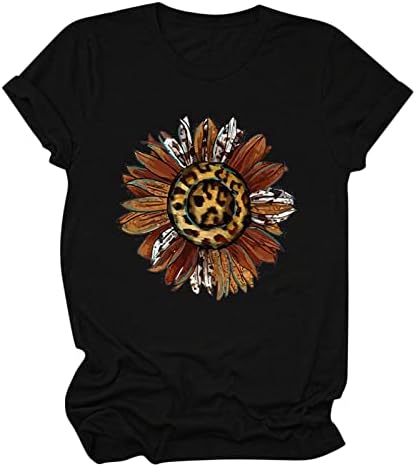 Малки потници, дамски тениски, ежедневни деним риза в стил ацтекский уестърн, Елегантни дамски ежедневни деним риза с кръгло