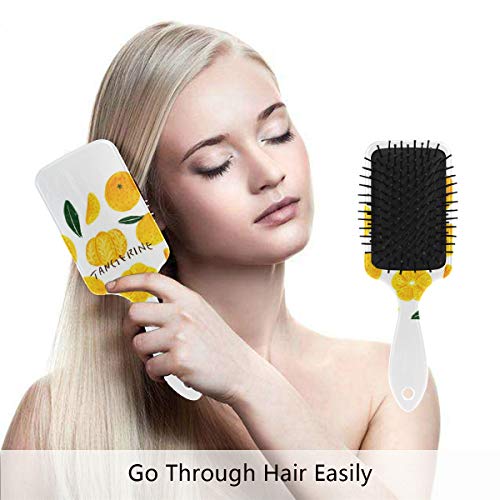 Четка за коса на въздушна възглавница Vipsk, Пластмасов, ярко оранжев цвят, Подходящ за добър масаж и антистатични разнищване на косата, подходящ за суха и мокра коса,