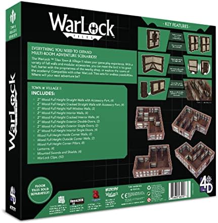 Плочки WizKids WarLock: Town & Village II - Разширяване на циментова замазка стените на цялата височина на