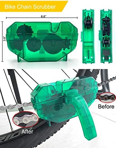 Комплект за смазване и почистване на велосипедни вериги Ultrafashs с велосипеди обезжиривателем, влажна смазани, скруббером за верига, почистването с четка. за почиств?
