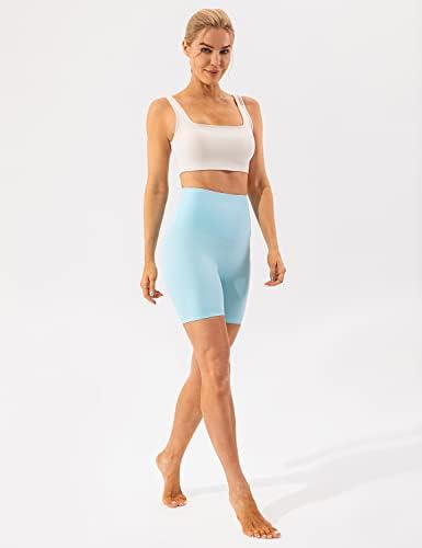 Жените Които подкрепят Меки Байкерские шорти Lavento къси Панталони За йога с контрол на корема и Ултра висока талия