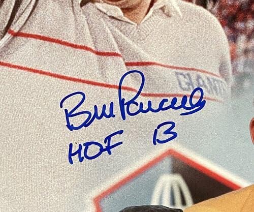 Бил Parcells Подписа Фотоколлаж 16x20 New York Giants HOF 13 PSA / ДНК-Холограма - Снимки NFL с автограф
