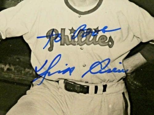 Дик Сислер Подписа Винтажную бейзболен снимка 8x10 с JSA COA - Снимки на MLB с автограф