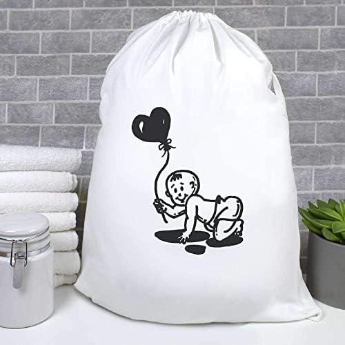 Чанта за дрехи /измиване /за Съхранение на Azeeda Baby Holding Сърце Балон (LB00022856)