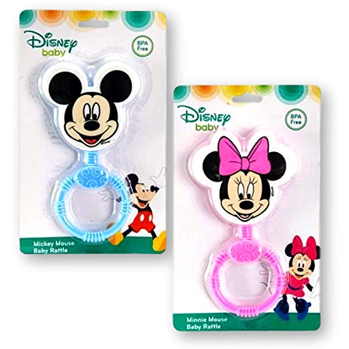 Набор от детски играчки Disney Мини Маус и Мики Маус-Дрънкалки
