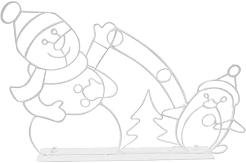 Активен Светлина Низ Рамка Декор Празнична Парти Коледа Градина Открит Сняг, Светещи Декоративни Знак На Анимиран Сняг