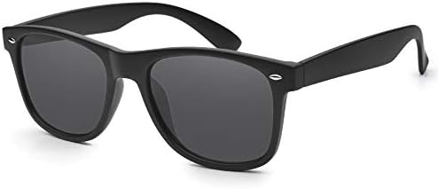Jcerki Поляризация Слънчеви очила за късоглед, Цветни Сиви Мъжки Дамски Очила за късогледство ** Това не са очила за четене ** (Черен, -1,25)