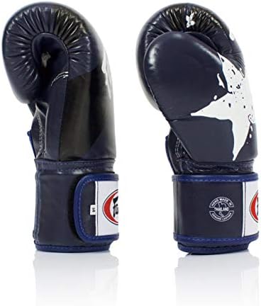 Спортни Спарринговые ръкавици Fairtex В стил Муай Тай, 12 унции, Син / Черен