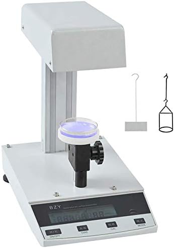Автоматично тензиометр повърхността на течността YJINGRUI 0-400 мз/м с платинена плоча/Кольцевым метод за течности