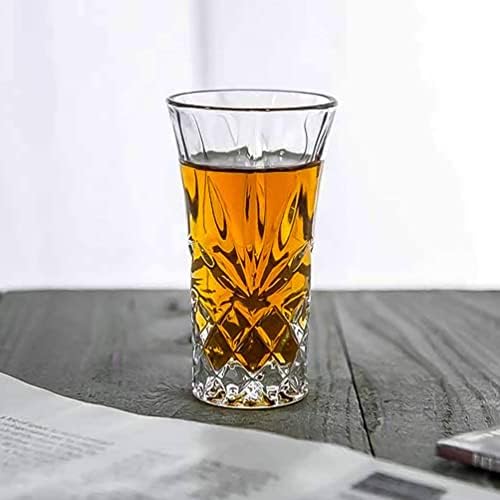 Набор от питиета Le ' raze [Комплект от 6] с тежка основа, чашки на 2 грама за лепенката, уиски, текила или водка, 6 опаковки
