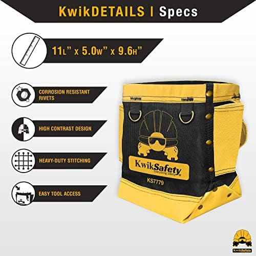 Чанта за болтове KwikSafety Rediron + Каишка за инструменти Октопод (3 опаковки)
