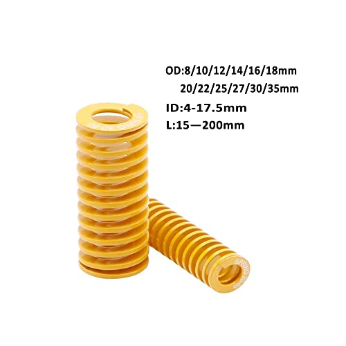 Жълти Спирала Штамповочные система, с дълга леко натоварване, диаметър 35 мм (1бр), дължина 15 мм