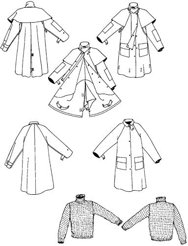Фолк облекло №137 на Австралийското палто-тренч за политика си от австралийската провинцията С выкройкой за шиене (само на образи)