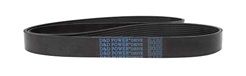 Клиновой колан D&D PowerDrive 220K4 Поли, Ширина 0,56999999999999995 инча, Гума