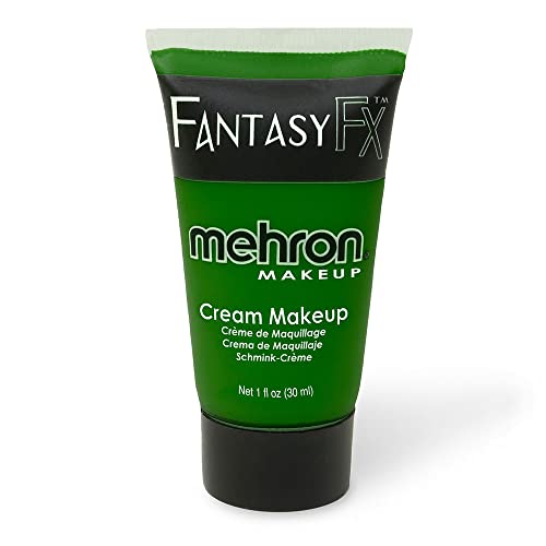 Крем-грим Mehron Fantasy Makeup FX | Грим на водна основа за Хелоуин | Червена Боя за лице и тяло За възрастни, 1 ет. унция (30